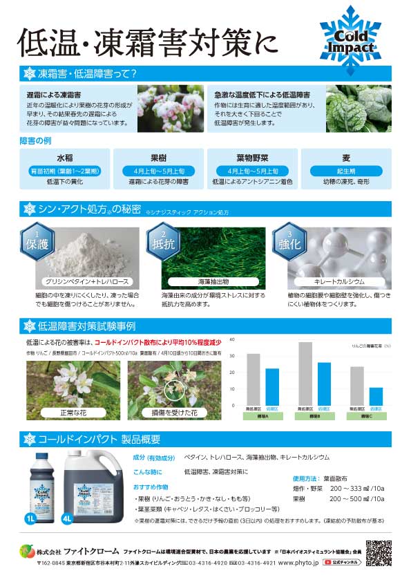 コールドインパクトチラシ（裏）