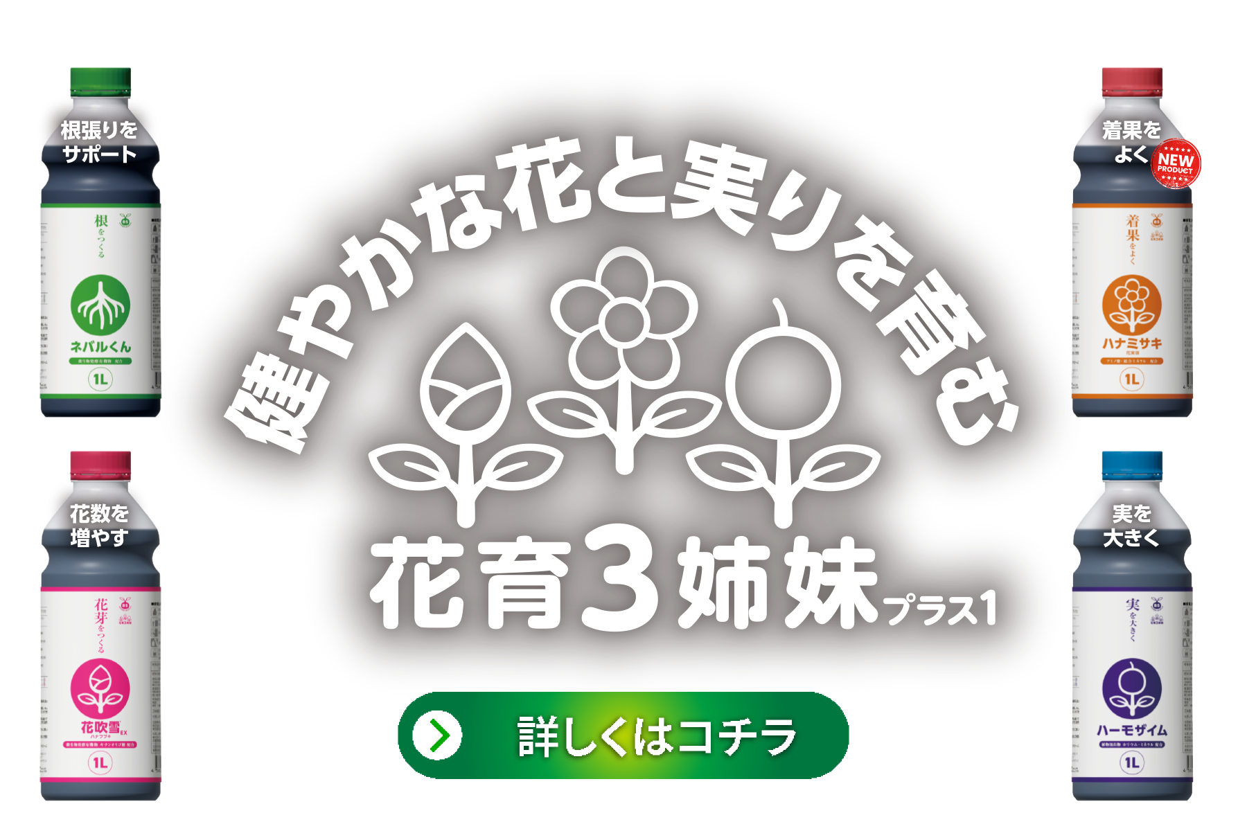 花育3姉妹プラス1