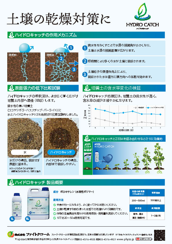 ハイドロキャッチチラシ（裏）