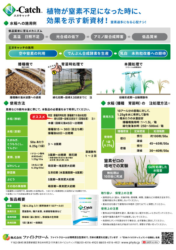 N-Catchチラシ（裏）